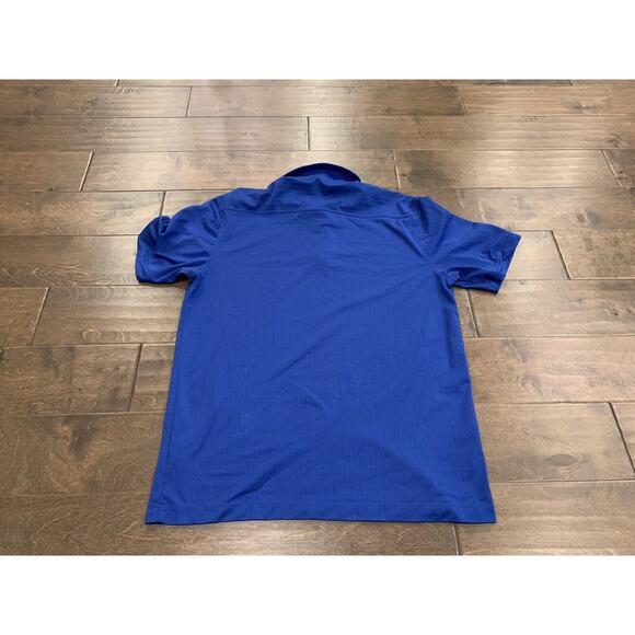 Nike Golf Tour Performance Mens Blue Drifit Short Sleeve Shirt Size M MEDIUM - Picture 3 of 9